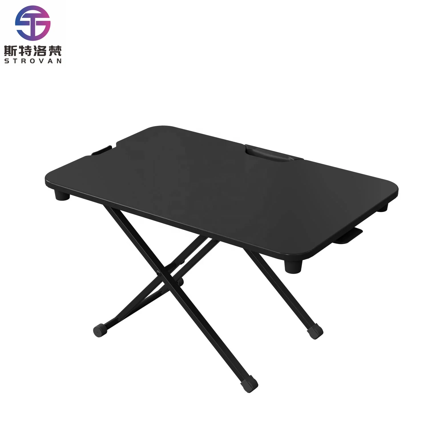 Height Adjustable Standing Desk Sit to Stand Riser Converter Workstation