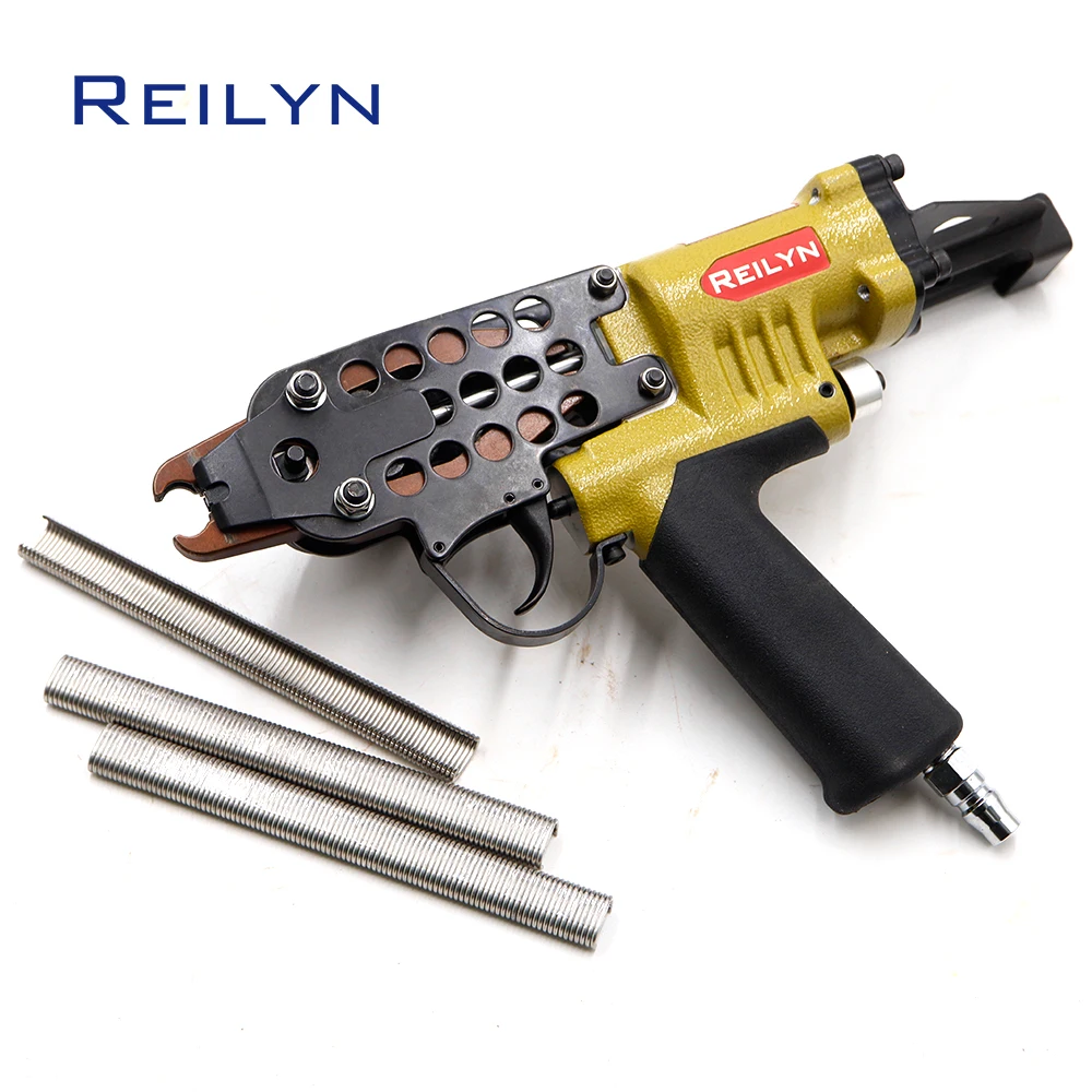 Reilyn Pneumatic Nailer Fence Ring Nailer C-ring Nailing Machine C-ring Stapler BirdCage Pet Cage Making Tool