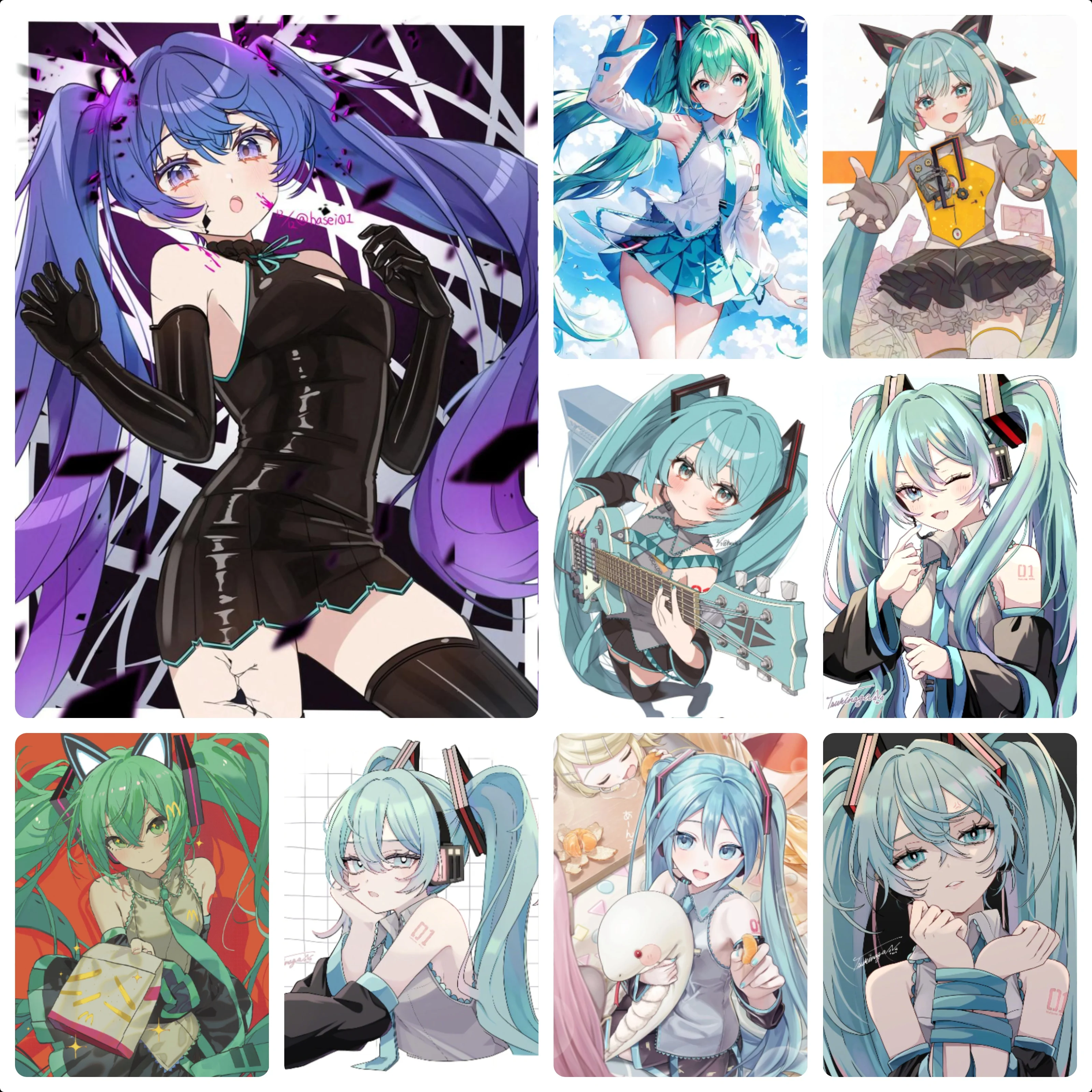 Hatsune Miku Anime Character Jigsaw Puzzles 500/1000/1200/2000 PCS Modern Wall Decor for Living Room Bedroom Perfect Gift