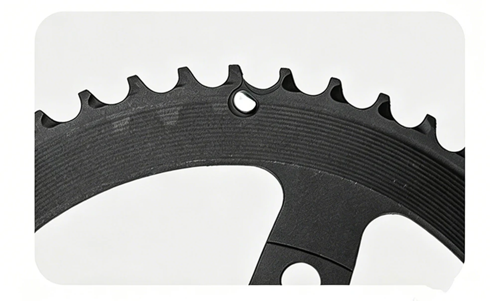 ZRACE Asymmetrisches Kettenblatt für Rennräder 110BCD 4-Bolzen, 105 FC-R7000 / ULTEGRA FC-R8000 / DURA-ACE FC-R9100, 50-34T 52-36T 53-39T – Detail 5