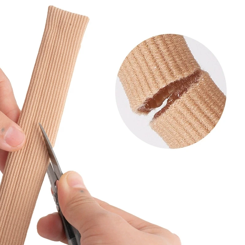 

1/2/5Pcs Gel Toe Cover Elastic Fiber Finger Protective Tube Toe Protection Pipe Reduce Friction Silicone Foot Protector Care