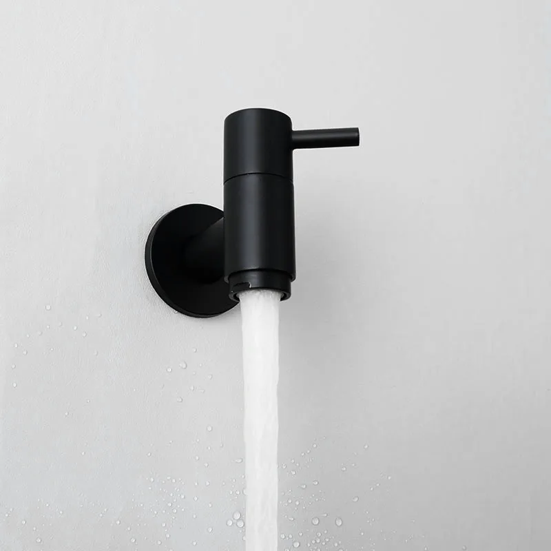 Mop Pool Tap Garden Outdoor Bathroom Water Taps Brushed Gold/Grey/Black/Chrome Wall Mounted Washing Machine Tap Faucet