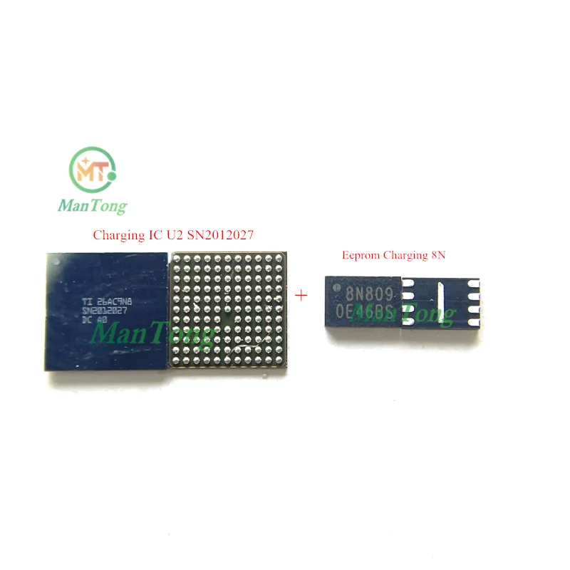 2-5sets U2 SN2012027 +8N( Q4EE) Eeprom Charging IC Set For iPhone 15 Series 15Pro/ProMax/Plus