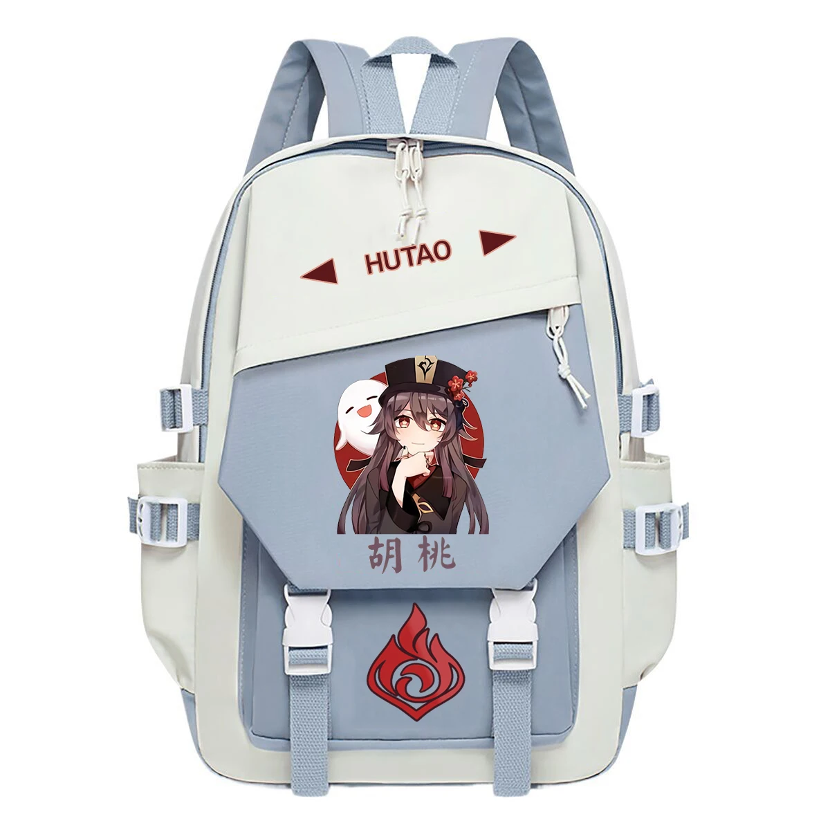 Fashion College Bagpack Game Genshin Impact School Bags Korean Style Men Women Travel Rucksack Student Boy Girls Bagpack Gift