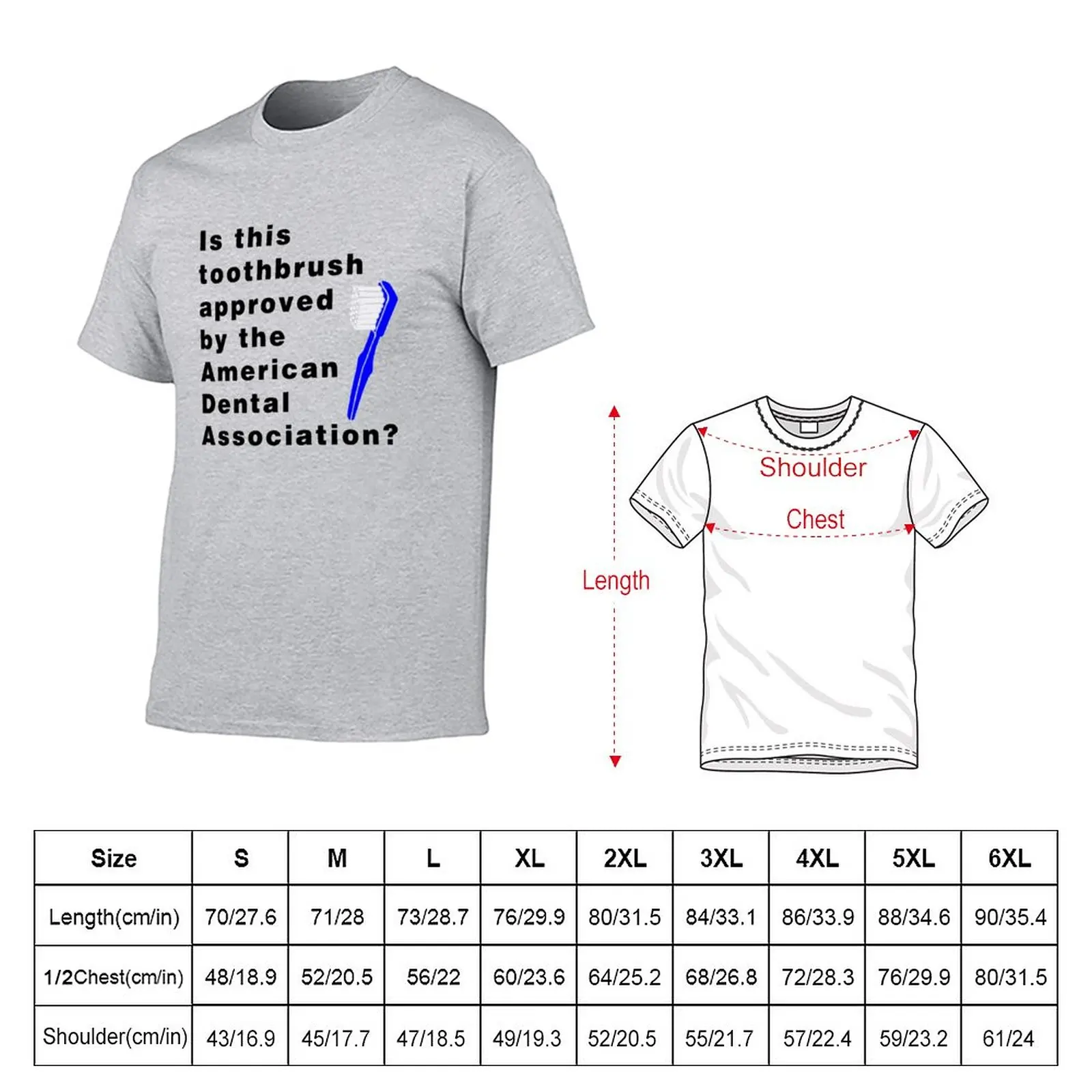 American Dental Association T-Shirt kawaii clothes cute clothes heavyweight t shirts Men's t-shirts