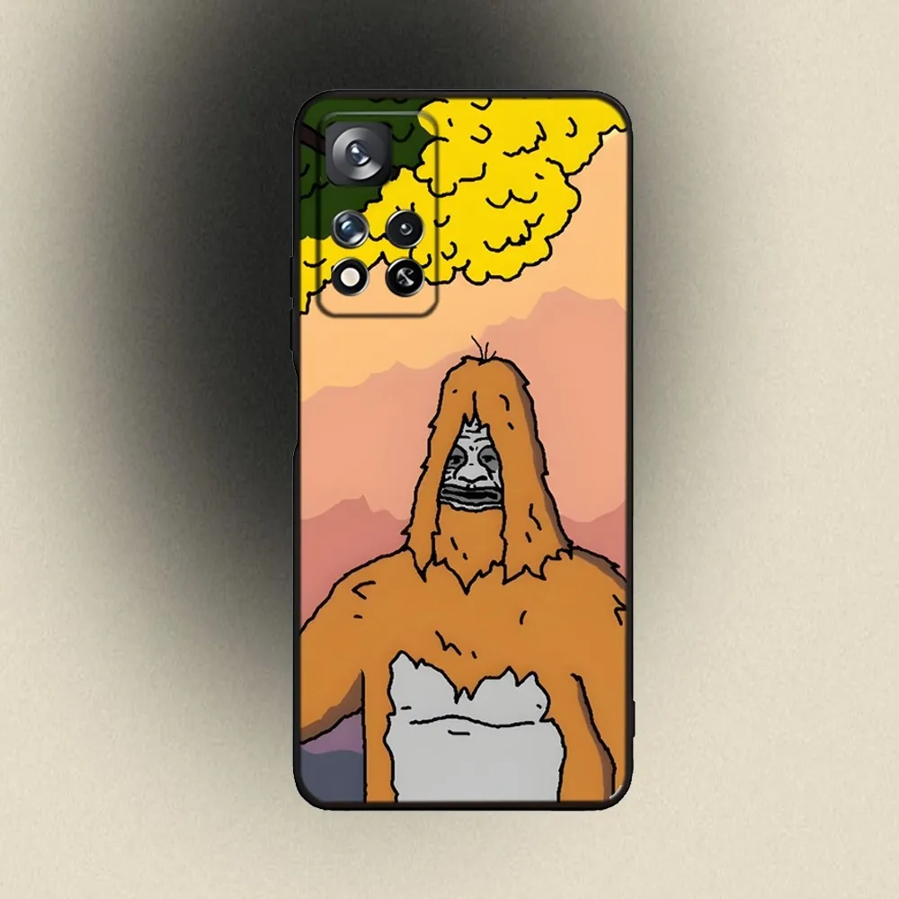 Sassy The Sasquatch  Phone Case For Samsung Galaxy A20,A21s,A22,A31,A32,A52,A53,A72,73,A80,A91 Soft Black Cover