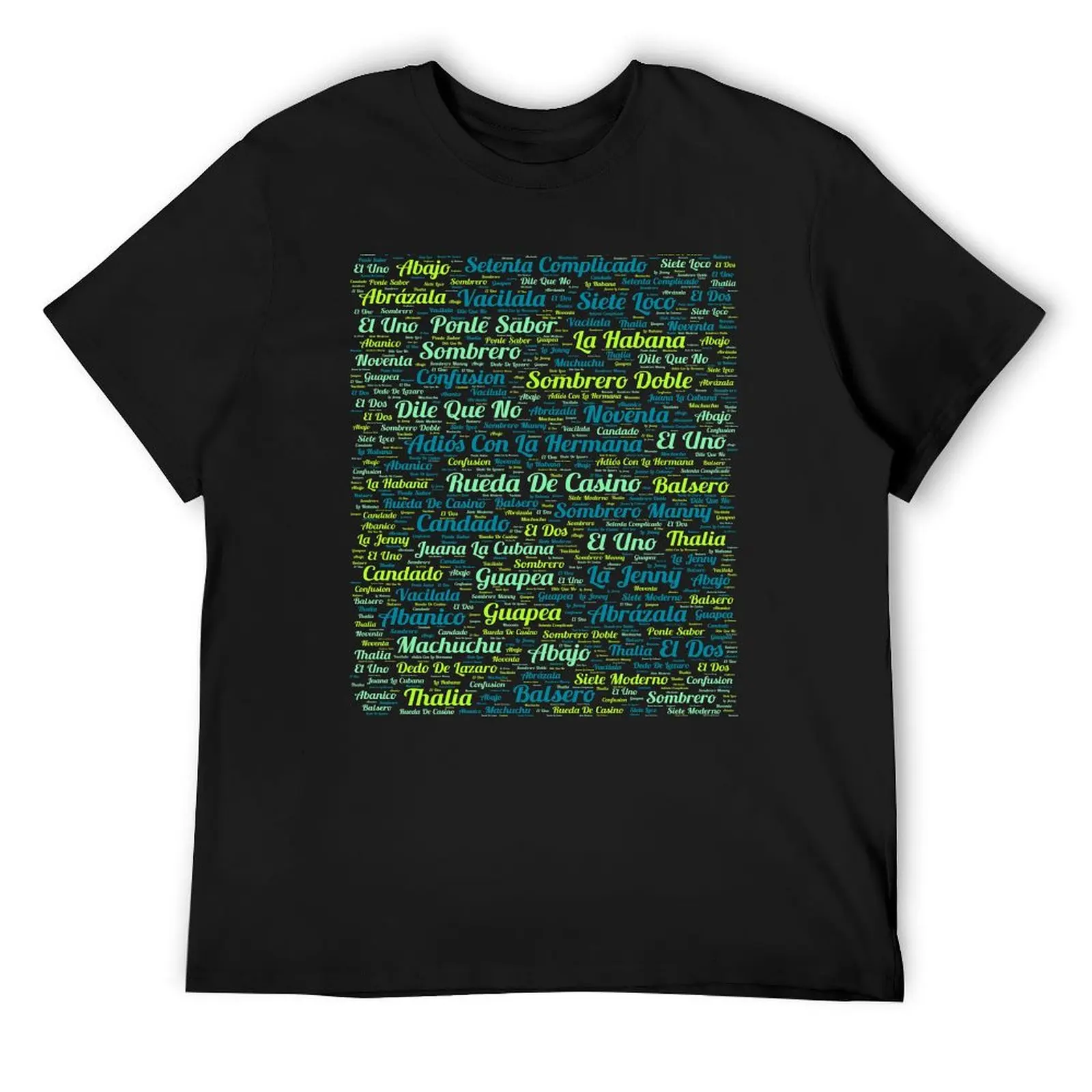 

Rueda de Casino Collage Salsa Dance Gift T-Shirt luxury designer summer top basketball graphic tees plain workout shirts for men