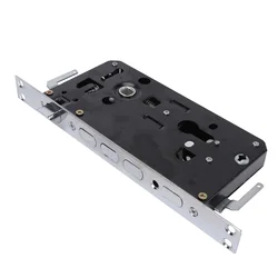 24X240 Iron Alloy Security Door Lock Body With Hook Durable Anti Theft Door Lock For Double Live Function Hardware Cylinder