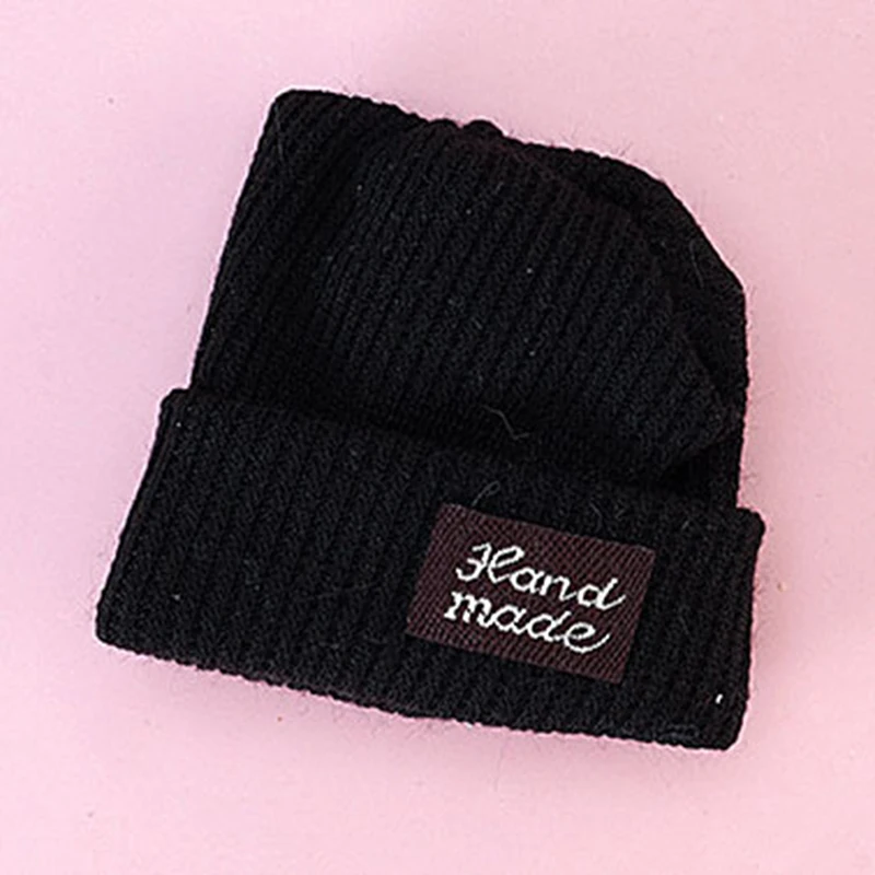 Cukierki kolor śliczne czapka z dzianiny Skate Cap modne dzianiny wełniane lalki akcesoria do kapeluszy dla 1/6 30cm akcesoria dla lalek — zdjęcie 7