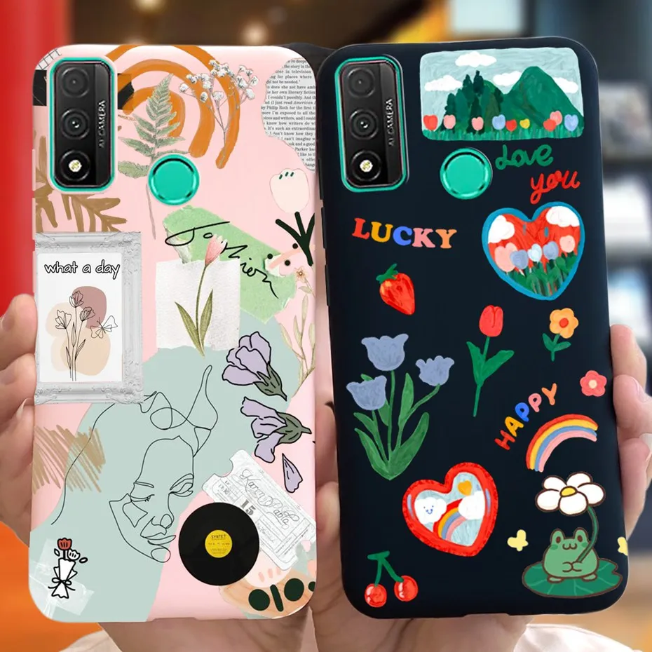 For Huawei P Smart 2020 Phone Case Lovely Printing Jelly Silicone TPU Soft Cases For Huawei P Smart 2020 POT-LX1A Funda