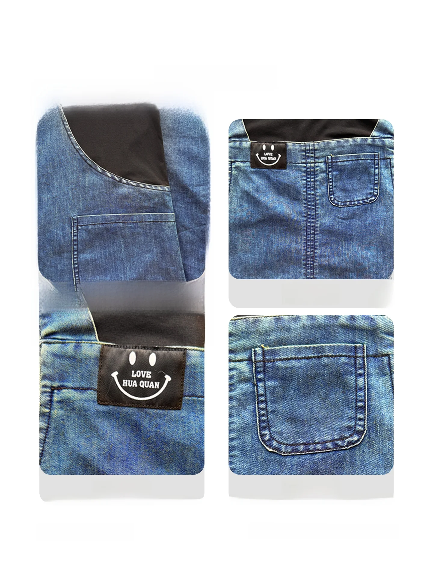 Slimming Effectiven Large Size Denim Patchwork Dr High Waist A-Line Long Sve Women's Autumn Casual Faion Dr