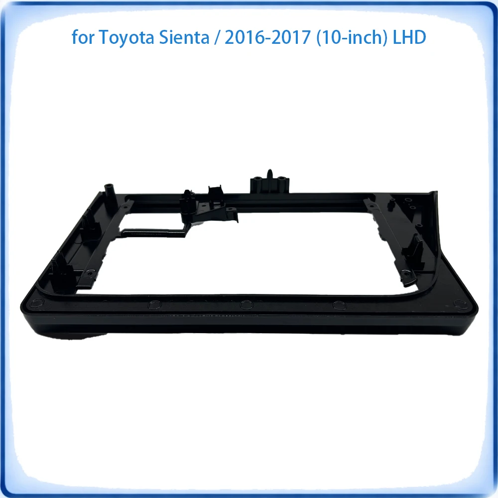 Car Radio Fascia Frame For Toyota Sienta 2016-2017 10 inch LHD Stereo Panel With Canbus Decoder & Wiring Harness