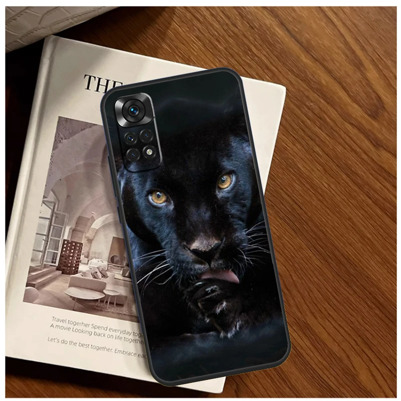 Cheetah Panther Case For Xiaomi Redmi Note 12 Pro Plus Note 10 9 8 11 Pro 9S 10S 11S 12S 9C 10C 12C Cover