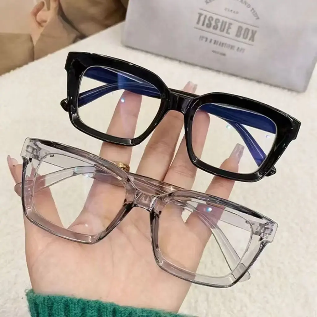 1 Stück modische Unisex-Brille mit quadratischem Rahmen, klassische Mode, Freizeitbrille und multifunktional für Alltagszubehör