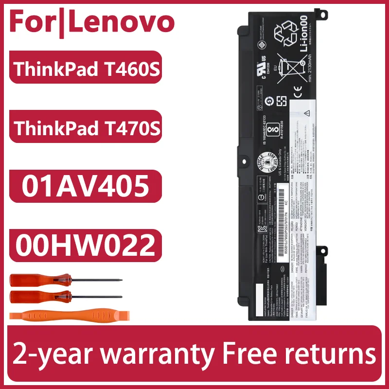 

For Lenovo ThinkPad T460S T470S 00HW022 00HW024 00HW025 00HW038 01AV405 01AV406 SB10J79003 SB10J79004 SB10F46476 Laptop battery