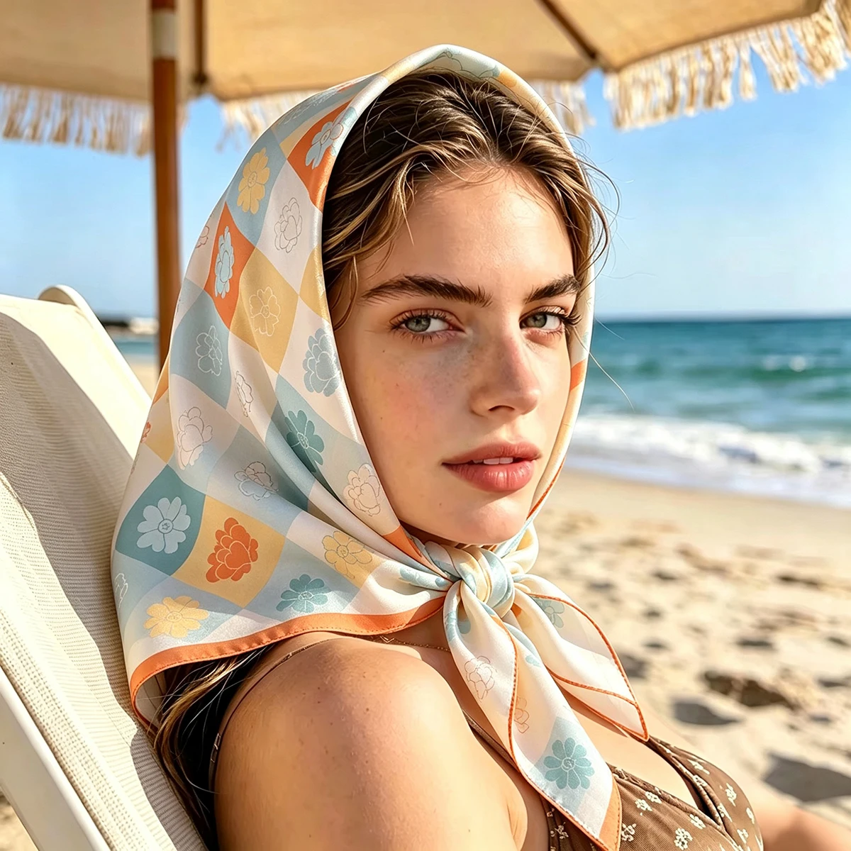 Foulard carré de luxe à imprim - Luxury Bags China avis et prix