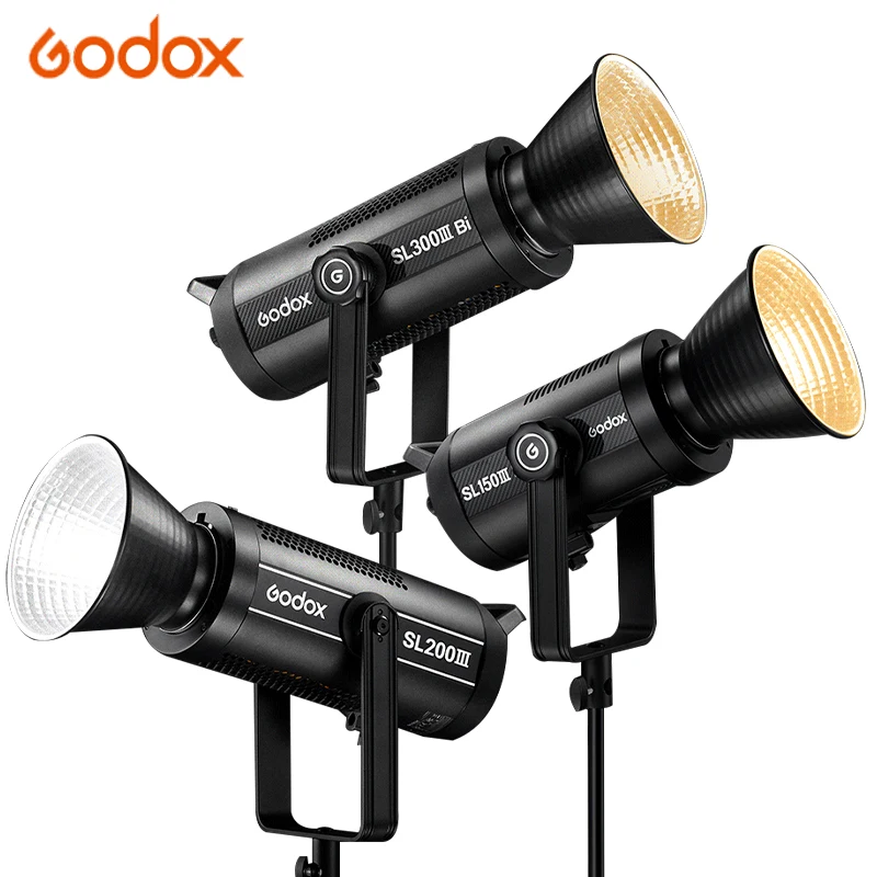 

Godox Led Light SL150III SL200III SL300III SL150IIIBi SL200IIIBi SL300IIIBi Professional Photography Lights For Live Streaming