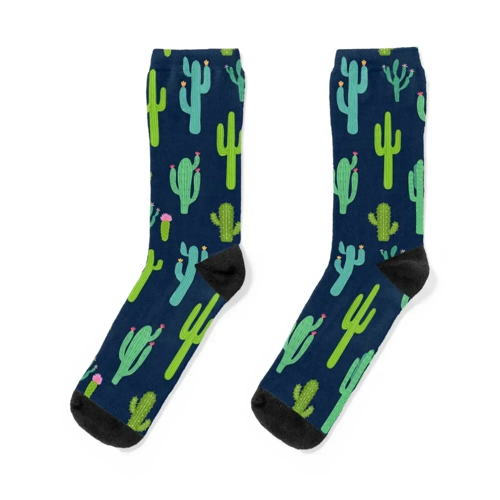 Cactus Garden Socks Children's professional running Socks Woman Men's