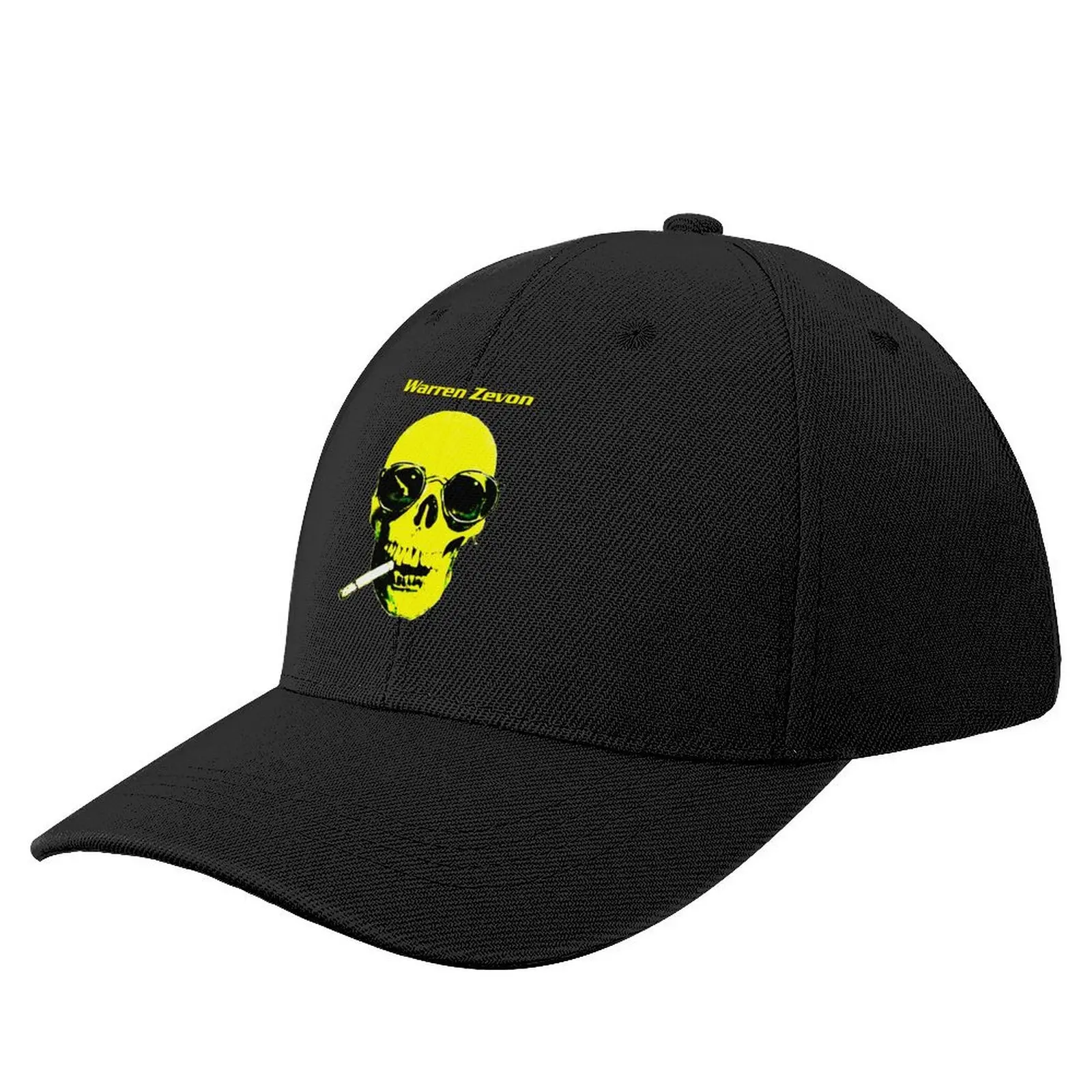 

Warren Zevon Skull Motif Baseball Cap Hat Man Luxury hiking hat Golf Hat New In Mens Tennis Women's