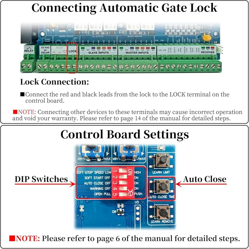 AU04 -R4211 Control Board Replacement For Swing Door Openers FM500/FM502, MM560/MM562, Single/Dual Replacement Control Board