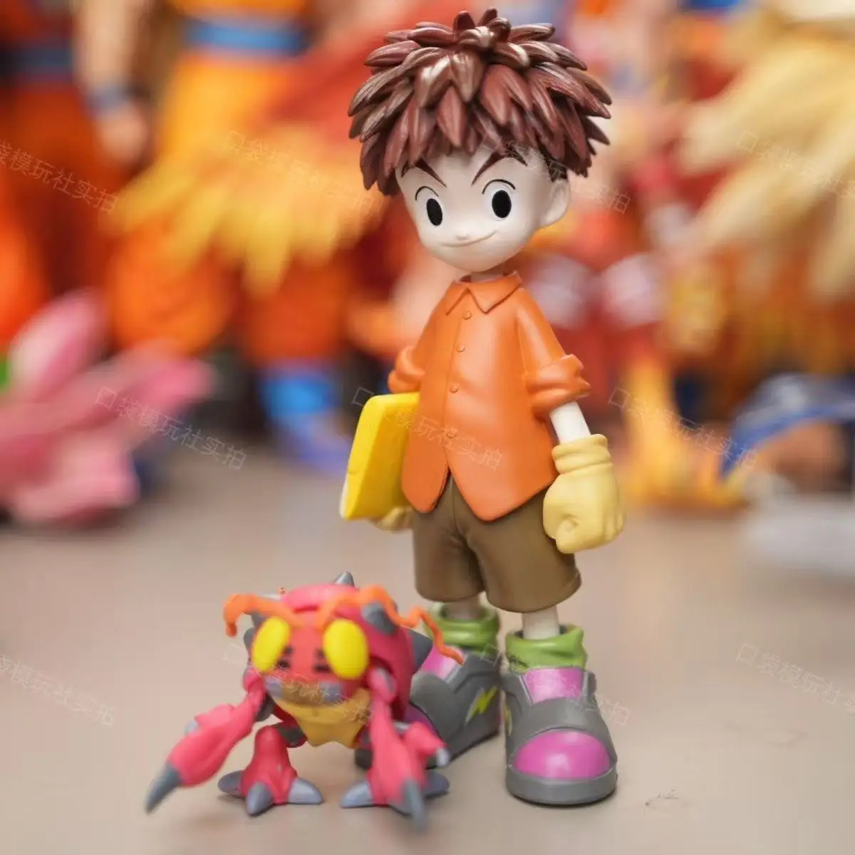 

Digimon Adventure Anime Figure Izumi Koshiro Tentomon Action Figures PVC Statue Collectible Model Desktop Ornaments Gifts Toys