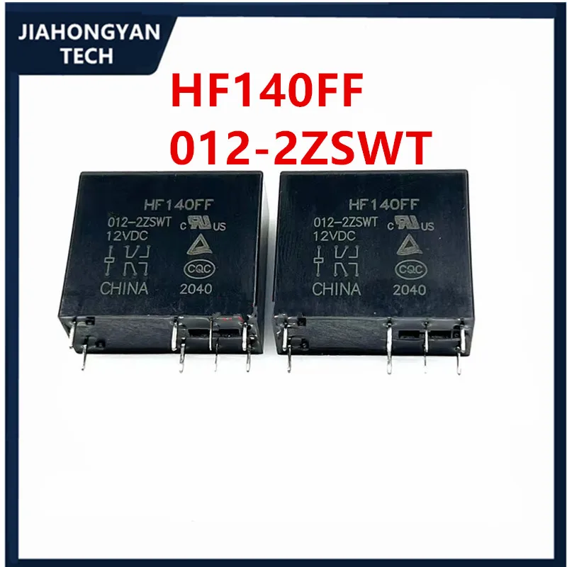 5PCS 10PCS Relay HF HF140FF 012-2ZSWT 12VDC 8-pin new double-open double-closed DC12V
