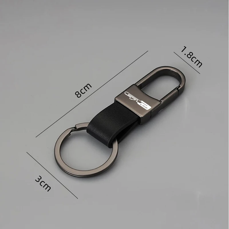 For KIA Rio Ceed Optima Sportage Picanto GT Line All Years KIA Sportage Series High Quality Cars Accessories Leather Keychain