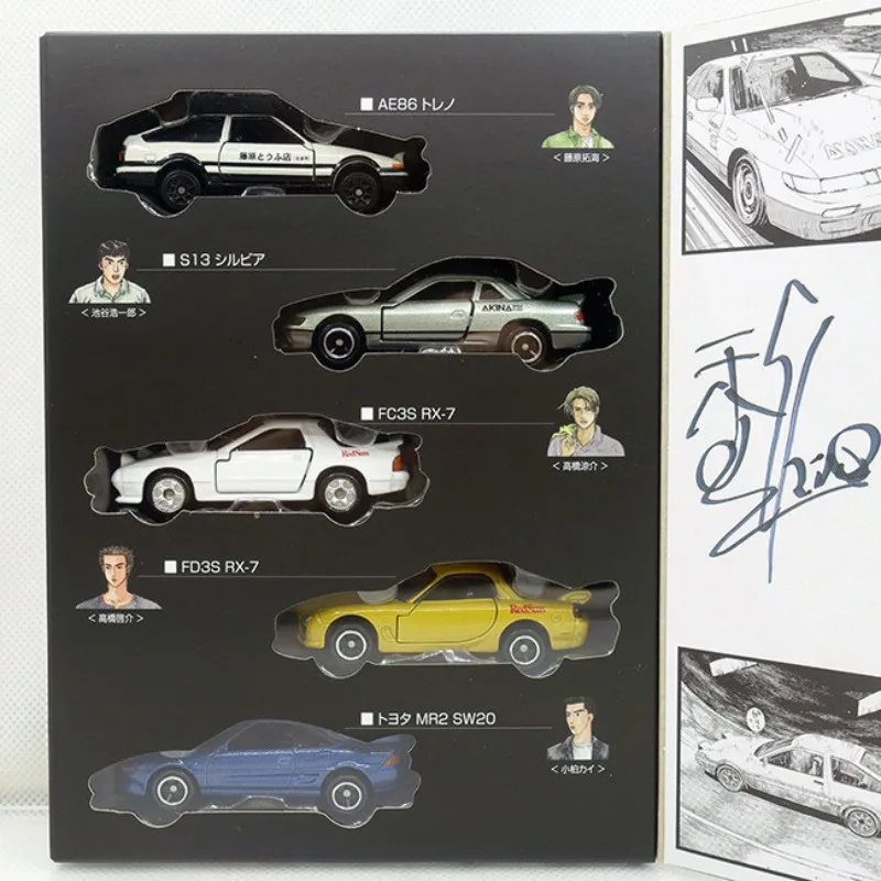 In stock1:64 30th Anniversary Limited Edition AE86/RX-7/MR2alloy miniature replica car model,boy toy gift,room collection statue