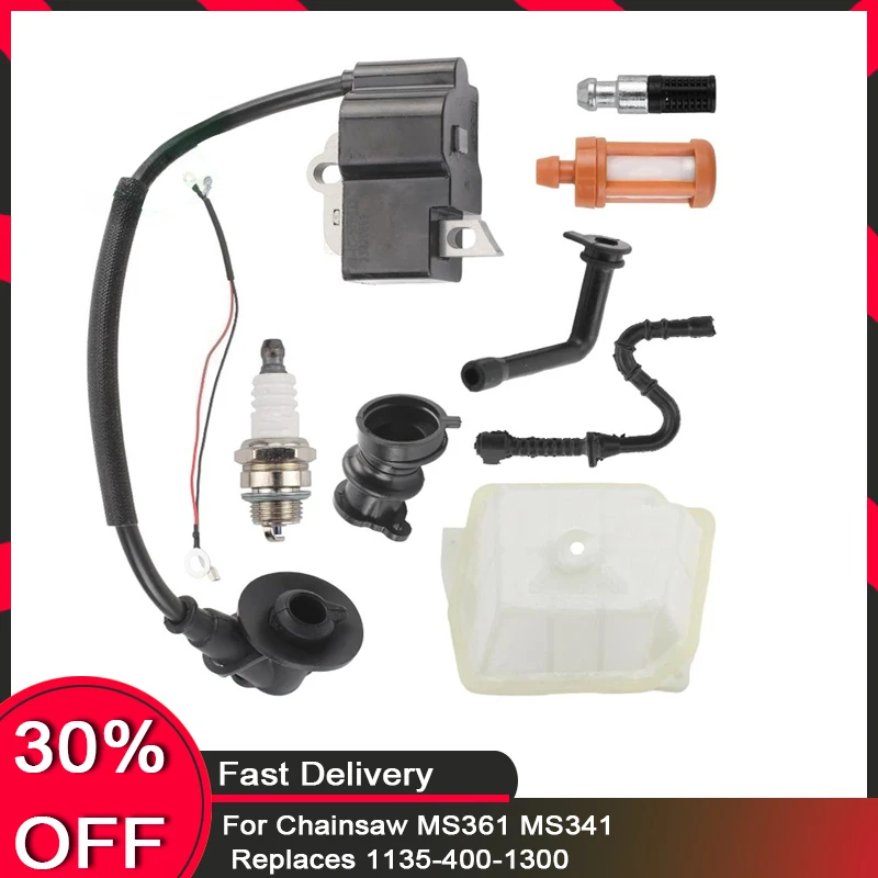 

Ignition Coil for Chainsaw MS361 MS341 Replaces 1135-400-1300