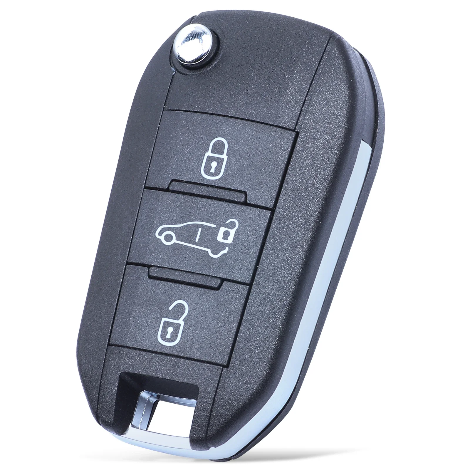 433MHz 4A HITAG AES Chip Flip Remote Van Car Key for Peugeot Expert 308 3008 2016+ Citroen C4 Cactus 2014+ HU83 No Logo - view 5