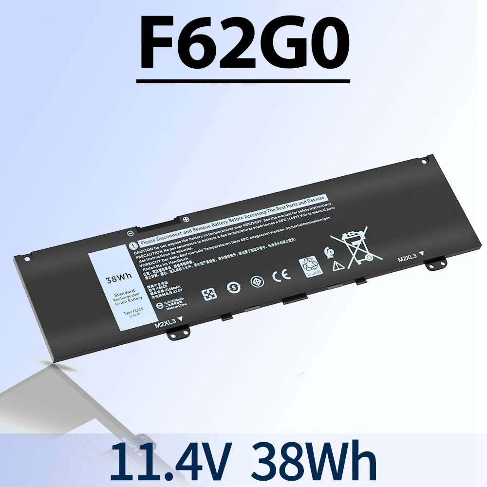 F62G0 39DY5 039DY5 RPJC3 Laptop Battery for DELL Vostro 5370 D1525S D1505G R1605S Inspiron 13 7000 7370 7380 7386 5370 7373