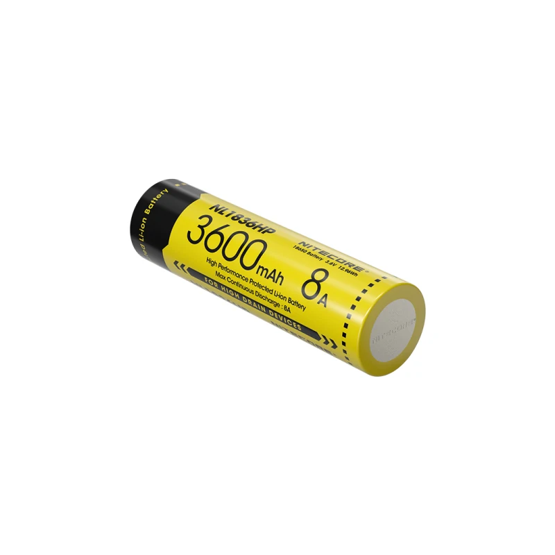 NL1836HP 18650 Battery High Performance Protected Li-ion 3600mAh Battery for Flashlight