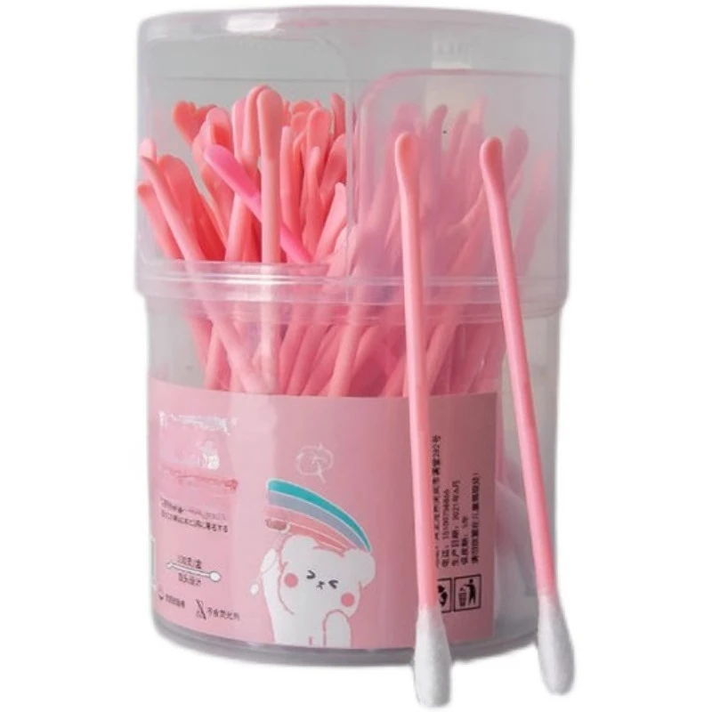 

100 ear spoons, two-in-one cotton swabs, dual-use for adult cleaning