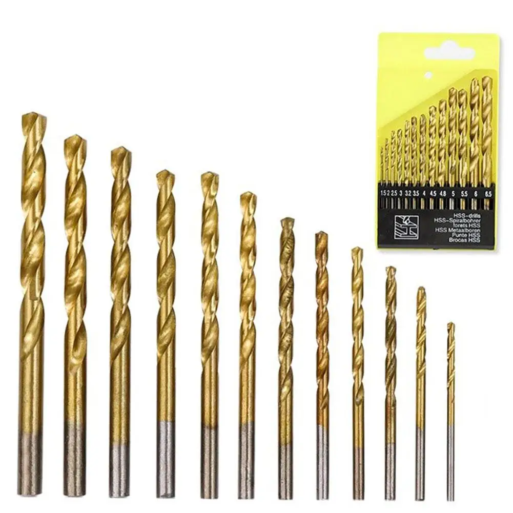 

13PCS Metric Tungsten Carbide Drill Bits Set Professional Multi-Material Drilling for Glass, Metal, Tile & Concrete Set