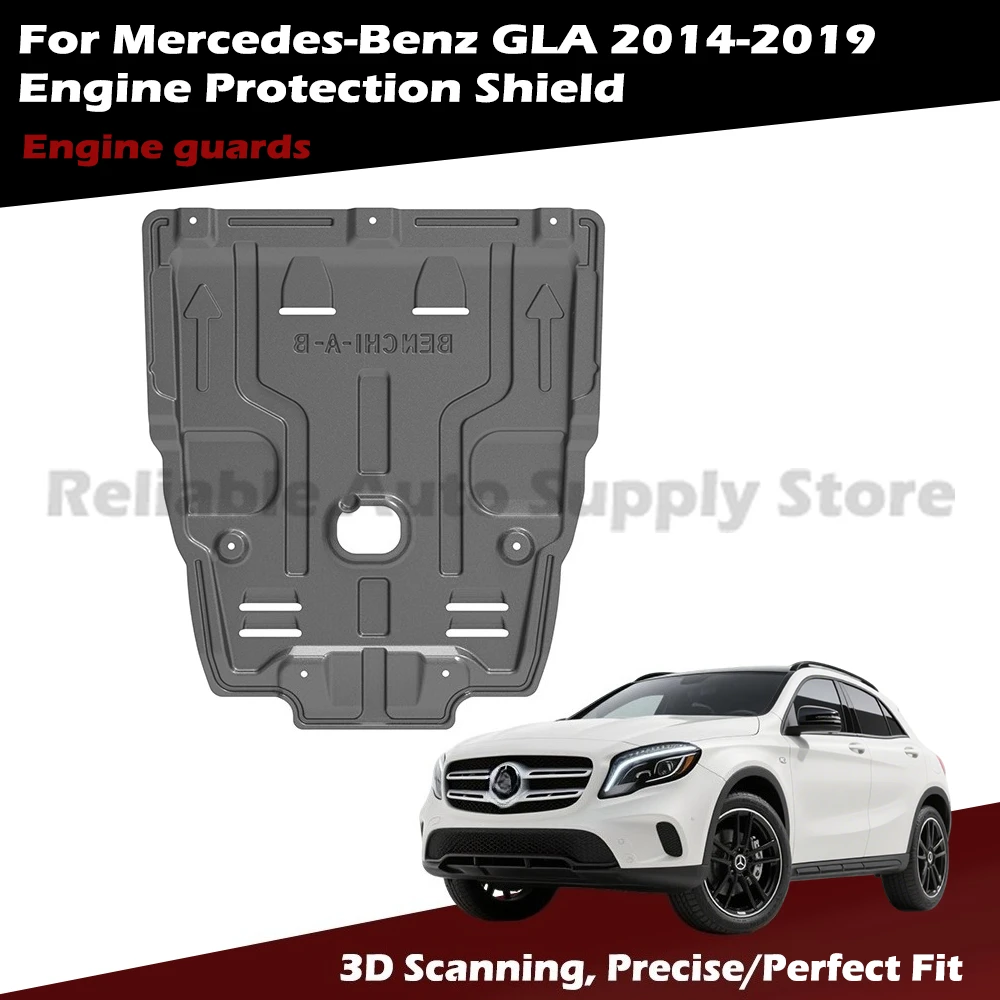 

Enhanced Engine Protection Shield for Mercedes-Benz GLA 2014-2019 - 3D Scanned Precision Engineering - Reliable Security Cover
