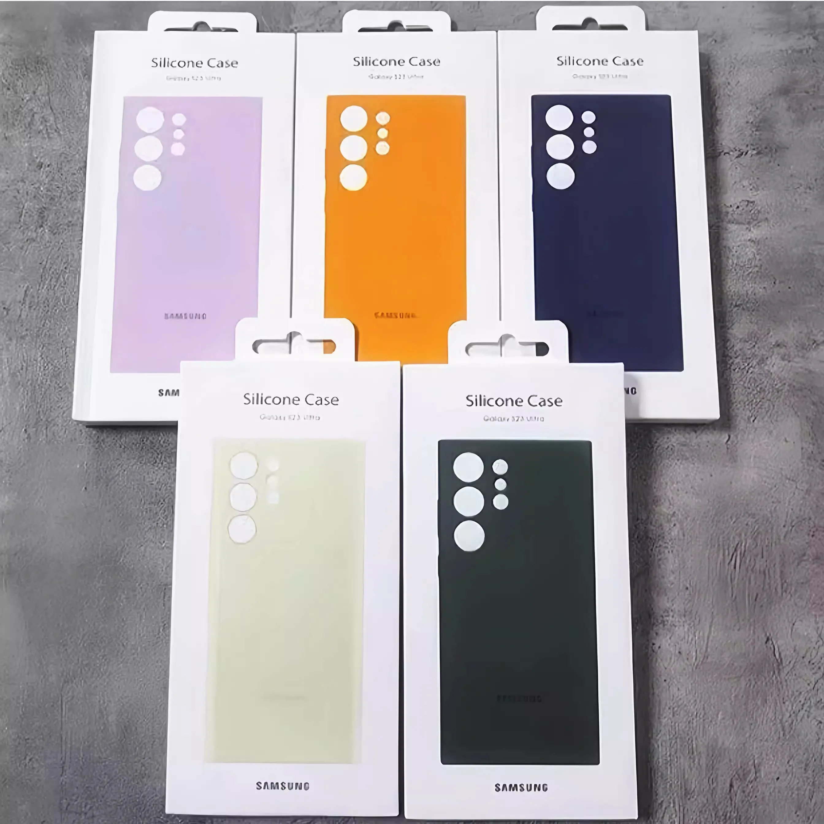 Original Samsung Galaxy S24 Ultra/S24+/S 24 5G Silicone Case Liquid Silicone Camera Full Protection Cover Soft Shockproof Bumper
