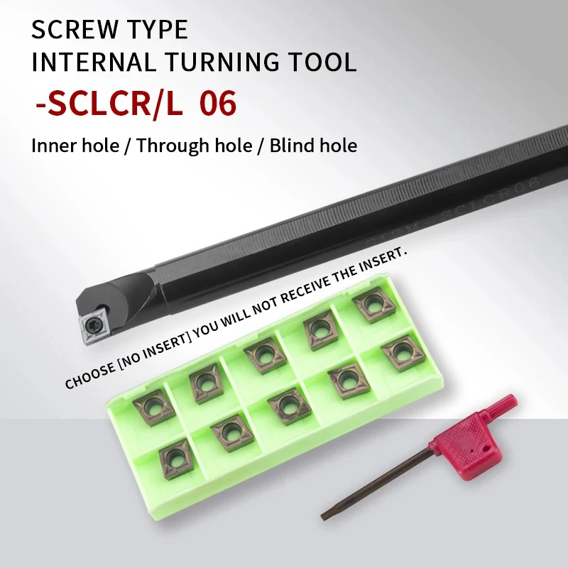 터닝 공구 SCLCR/L S06K-SCLCR S10K-SCLCR 내부 선반 보링 바 도구 CCMT06 터닝 카바이드 인서트 용