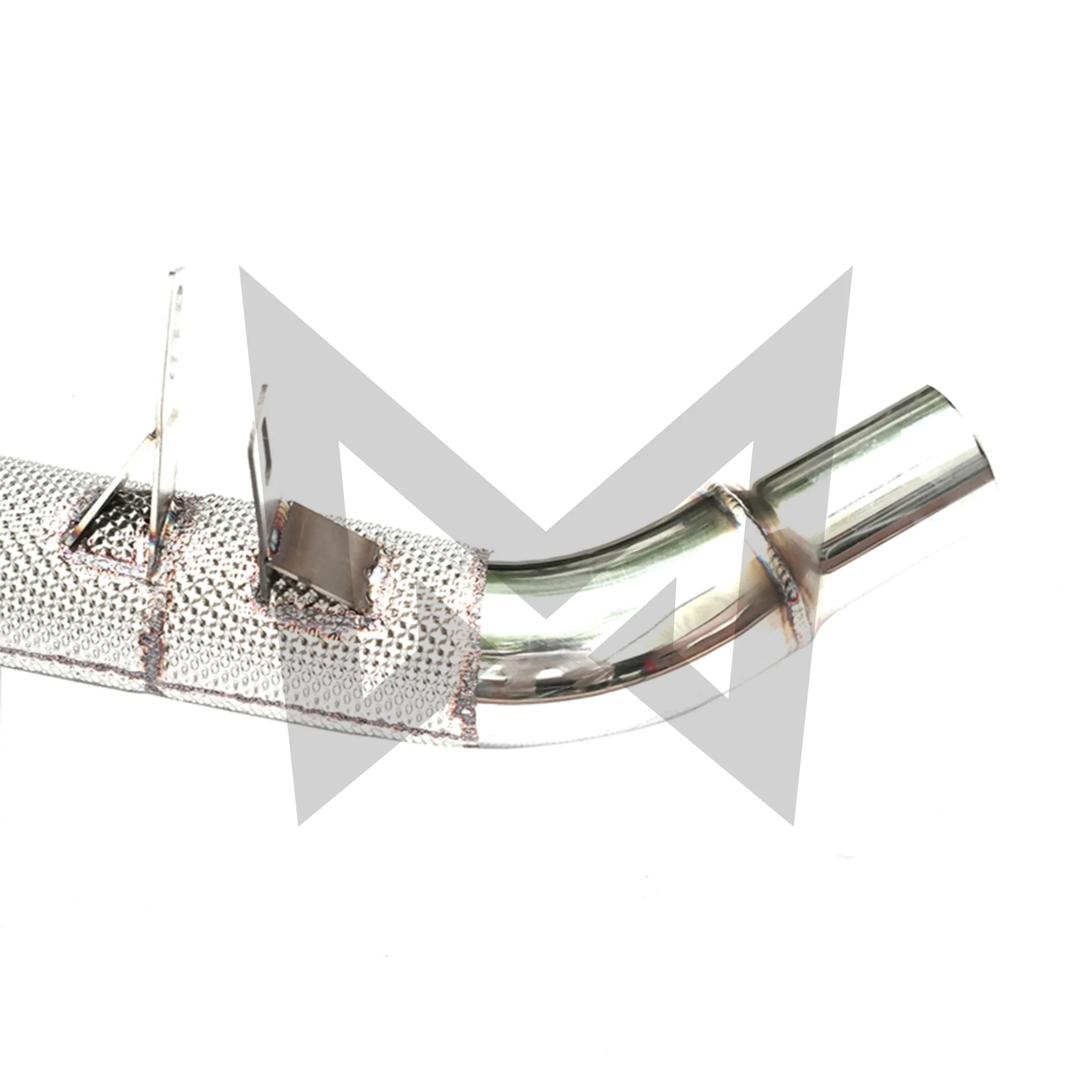 MANX Car Exhaust system for Jaguar XF 2.0T Catalyzed Downpipe Catless Downpipe Stainless steels Performance exhaust pipe