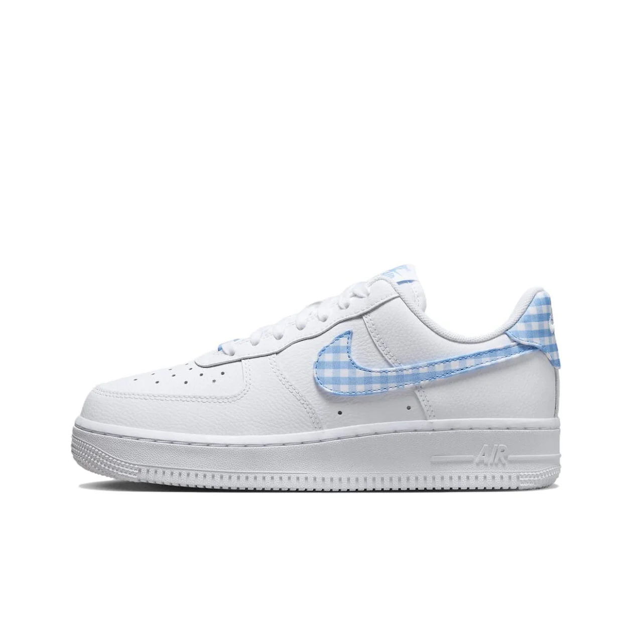 

Женские кроссовки Nike Air Force 1 Low '07 Essential White University Blue Gingham DZ2784-100