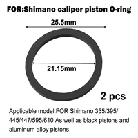 Sealing Ring For-shimano Hydraulic Brake Sporting Goods 447 595/610 Black Caliper Piston Sealing Ring Hydraulic Brake MTB Road