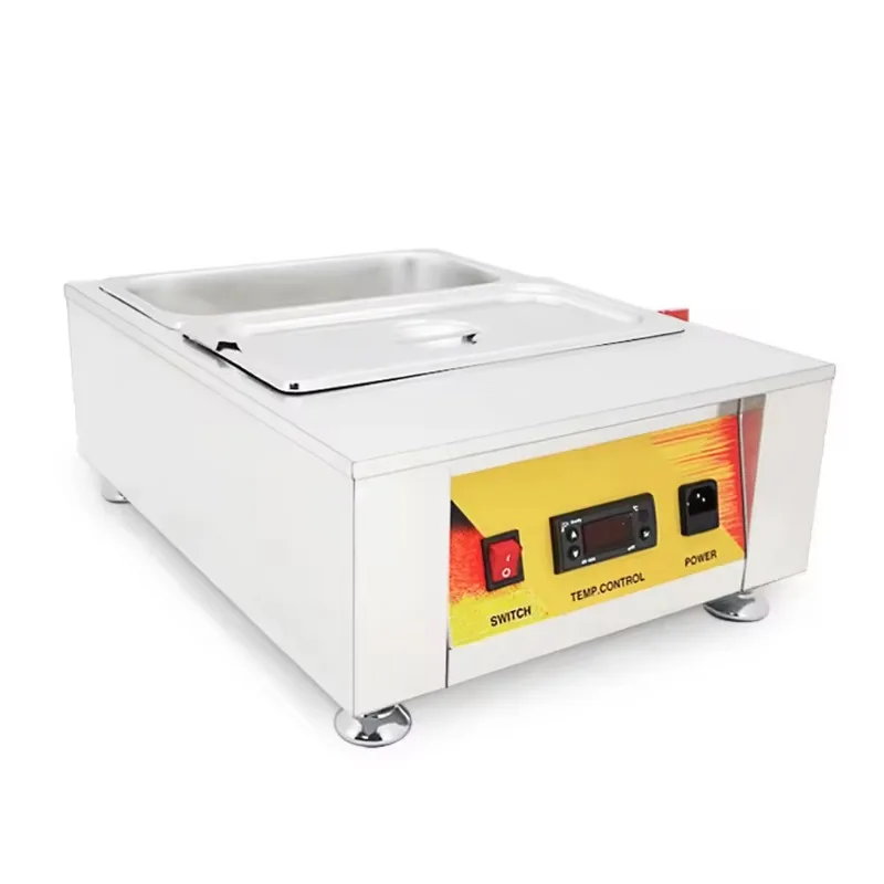 التجارية الكهربائية خزان مزدوج التدفئة وعاء صهر الشوكولاتة آلة عقد الشوكولاتة الساخنة آلة تقسية الشوكولاته #3