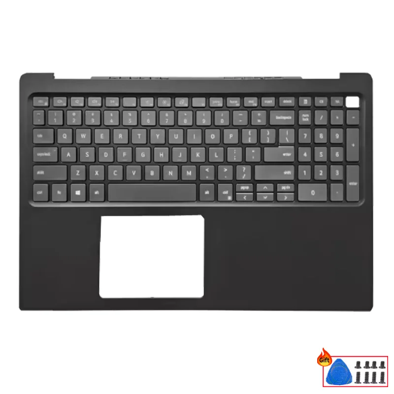 For Vostro 5590 V5590 New Laptop with US Original US/LA Keyboard Palmrest Upper Top Cover Computer Replacement Parts Case Black