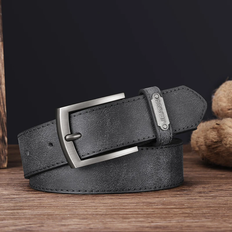 حزام كاجوال بإبزيم دبوس للرجال، أحزمة مصممة لإكسسوارات الأعمال العصرية مقاس كبير، متعددة الاستخدامات للجينز والفساتين والملابس الكاجوال #6