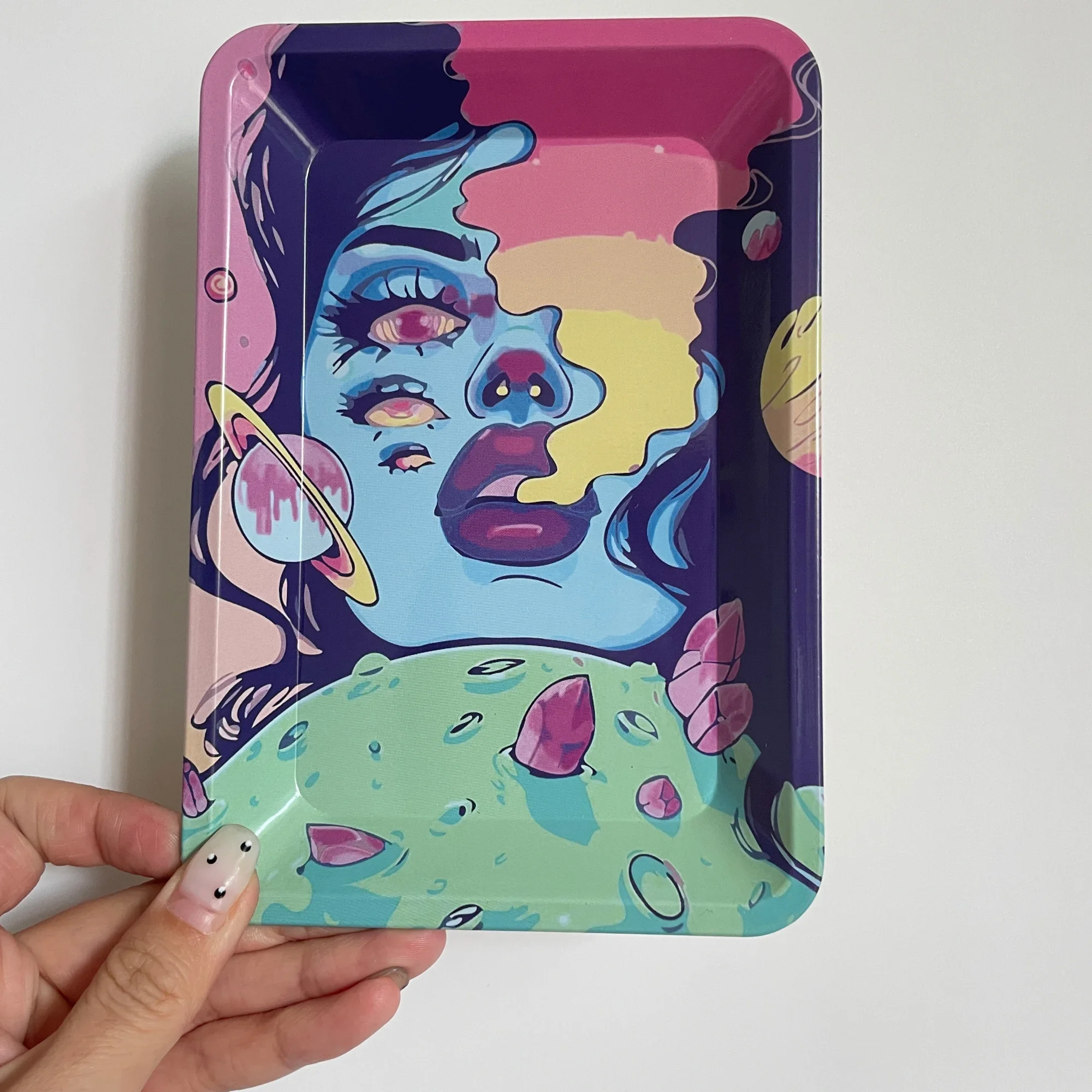 

Rolling Tray 120*180MM Metal Tray Accessories