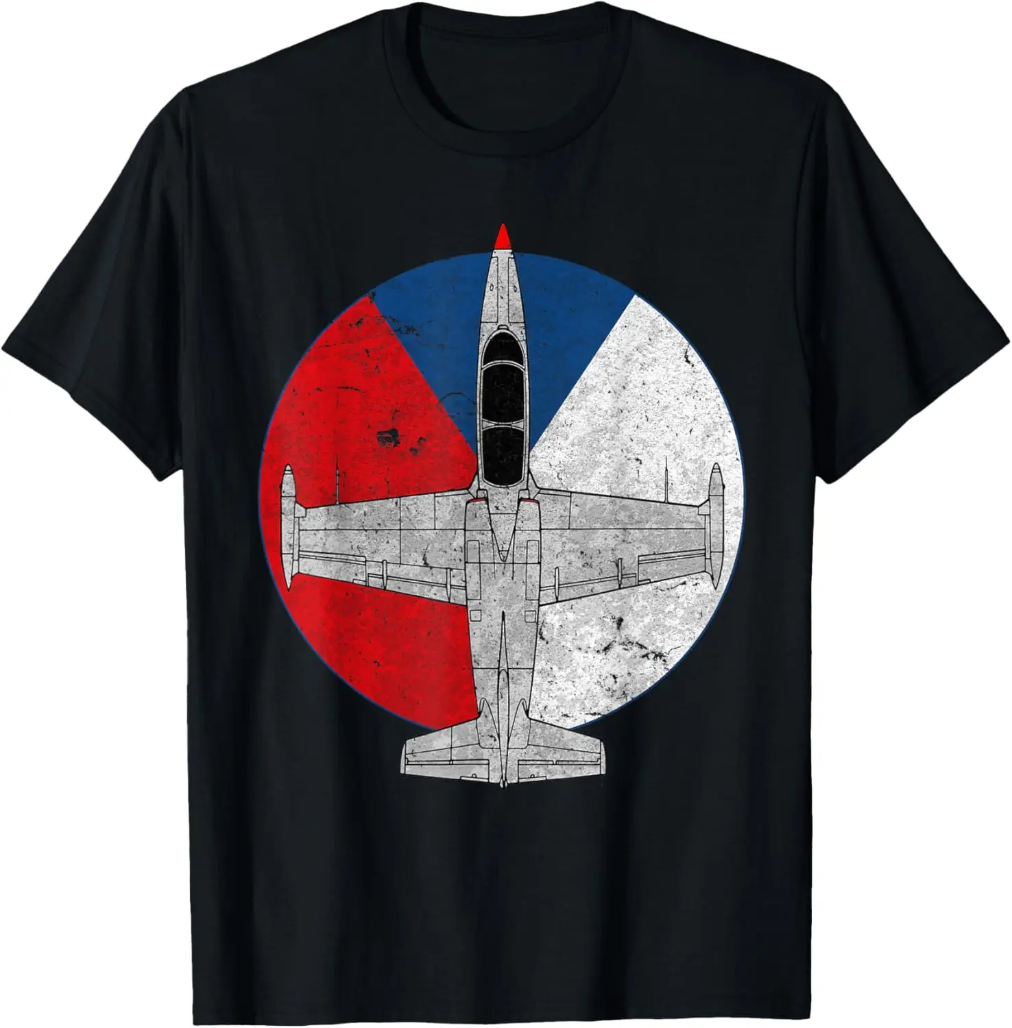 L-39 Albatros Czech Jet Aircraft Vintage Pilot T-Shirt T-Shirt Short Sleeve Casual 100% Cotton Shift