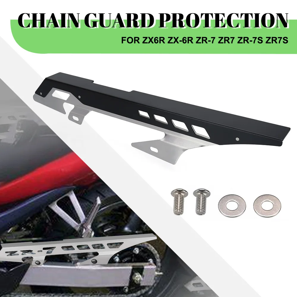 

Motorcycle Wheel Drive Chain Guard Cover Protection For Kawasaki ZX6R ZX-6R ZR-7 ZR7 ZR-7S ZR7S 1998-1999-2000-2001-2002-2003