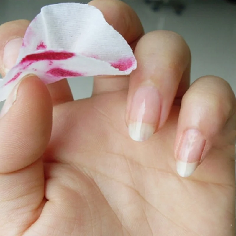 1/3/5/10Pc 네일 제거 타월 와이프 매니큐어 과일 향기로운 타월 보풀없는 물티슈 네일 아트 뷰티 살롱을위한 깨끗한 면 종이