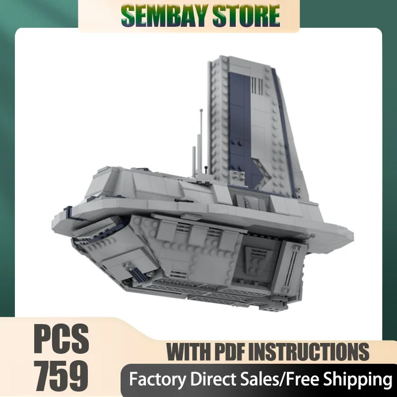 

Звездная модель фильма Moc, строительные кирпичи, модульная модель сепараторского челнока, технологические блоки, рождественские игрушки «сделай сам», строительные подарки