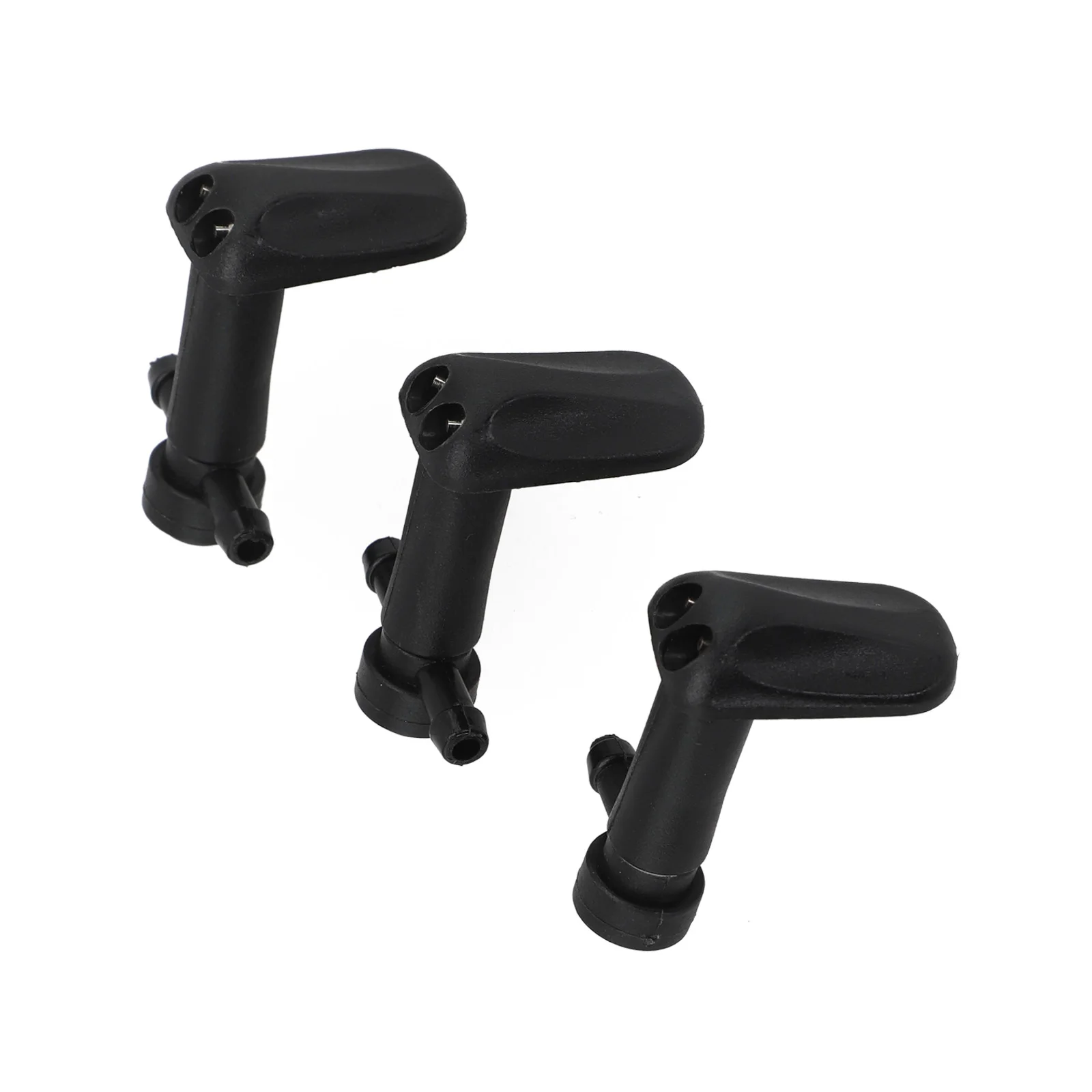 Bicos do lavador de pára-brisa de 3 unidades para Saab 9-3 9-3X 2003-11 12778850 12778849   Spray de água para bico lavador de para-brisa