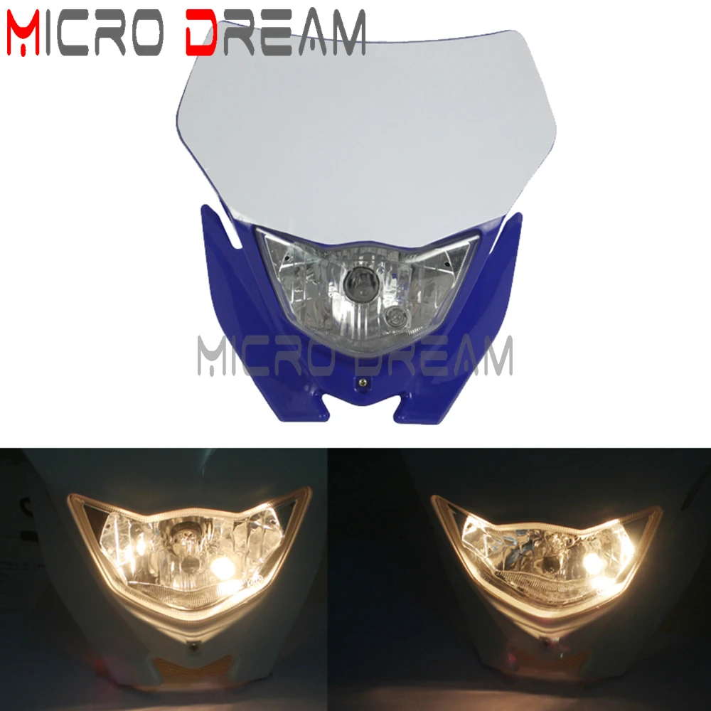 Motocross LED Headlight Front / Rear Mudgaurd Fender For Yamaha Headlamp Mask WR YZ TTR 110/125/250/250F/250R/250X/450F/426F